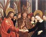 Virgin Canvas Paintings - The Engagement of Virgin